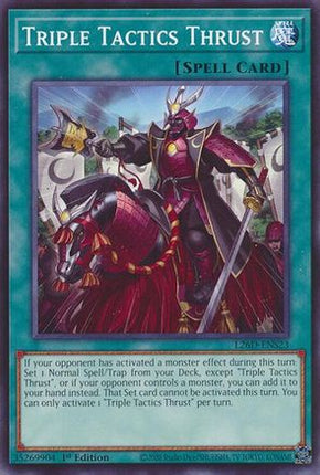 Triple Tactics Thrust [L26D-ENS23] Common / Short Print 1st Edition