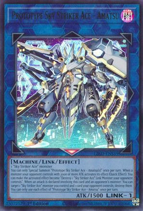 Prototype Sky Striker Ace - Amatsu [L26D-ENS35] Ultra Rare 1st Edition