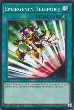 Emergency Teleport [L26D-ENX16] Common / Short Print 1st Edition