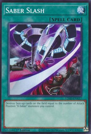 Saber Slash [L26D-ENX17] Common / Short Print 1st Edition