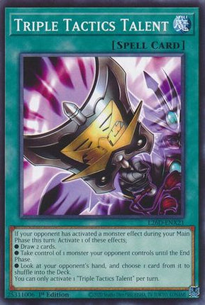 Triple Tactics Talent - L26D-ENX21 [L26D-ENX21] Common / Short Print 1st Edition