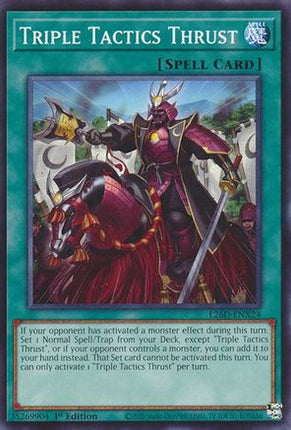 Triple Tactics Thrust - L26D-ENX24 [L26D-ENX24] Common / Short Print 1st Edition