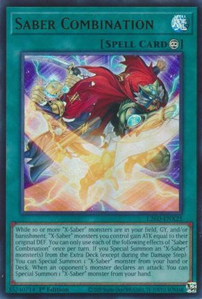Saber Combination [L26D-ENX25] Ultra Rare 1st Edition