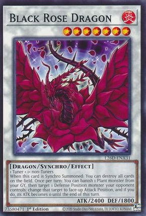 Black Rose Dragon [L26D-ENX31] Common / Short Print 1st Edition