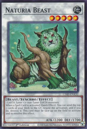 Naturia Beast [L26D-ENX32] Common / Short Print 1st Edition