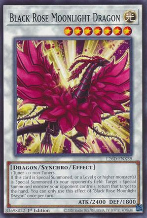 Black Rose Moonlight Dragon [L26D-ENX39] Common / Short Print 1st Edition