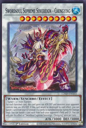 Swordsoul Supreme Sovereign - Chengying [L26D-ENX41] Common / Short Print 1st Edition