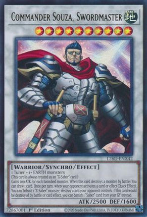 Commander Souza, Swordmaster [L26D-ENX42] Ultra Rare 1st Edition