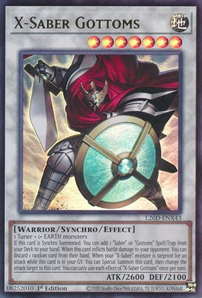 X-Saber Gottoms [L26D-ENX43] Ultra Rare 1st Edition