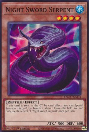 Night Sword Serpent [L26D-ENM03] Common / Short Print 1st Edition