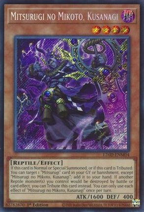 Mitsurugi no Mikoto, Kusanagi [L26D-ENM04] Secret Rare 1st Edition