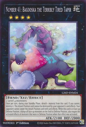 Number 41: Bagooska the Terribly Tired Tapir [L26D-ENM24] Common / Short Print 1st Edition