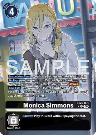 Monica Simmons (Alternate Art) [BT25-091] [Dual Revolution] Foil