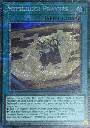 Mitsurugi Prayers  [L26D-ENM14] Starlight Rare 1st Edition