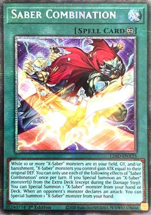 Saber Combination  [L26D-ENX25] Starlight Rare 1st Edition