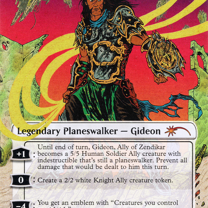 Gideon, Ally of Zendikar (Borderless) [Regional Championship Qualifiers 2022]