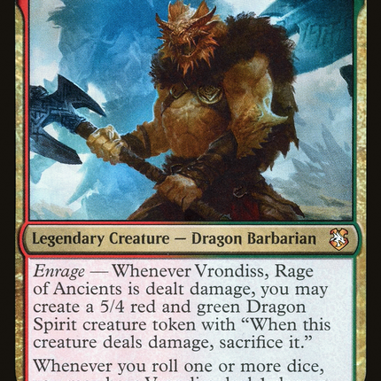 Vrondiss, Rage of Ancients [Forgotten Realms Commander] Foil