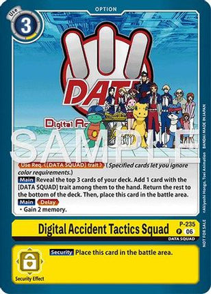 Digital Accident Tactics Squad (Store Tournament 2026 Vol. 2 Participation Pack) [P-235] [Digimon Promotion Cards]