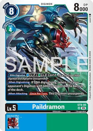 Paildramon - ST9-05 (Reprint) [ST9-05] [Advanced Booster Digimon Generation] Foil