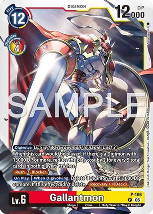 Gallantmon - P-186 (Reprint) [P-186] [Advanced Booster Digimon Generation] Foil