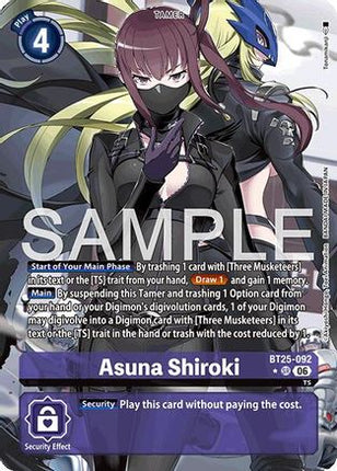 Asuna Shiroki (Alternate Art) [BT25-092] [Dual Revolution] Foil