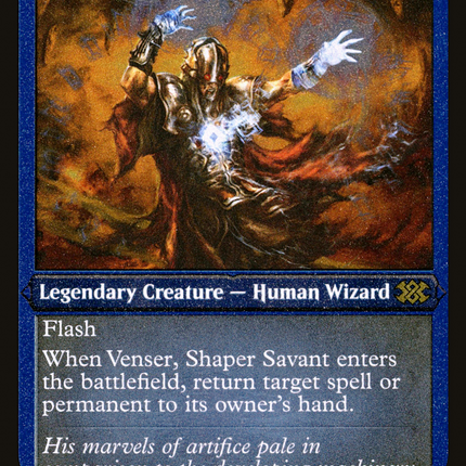 Venser, Shaper Savant [Double Masters 2022] Etched Foil