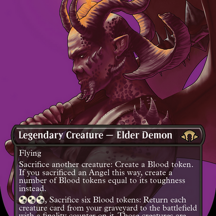 Shilgengar, Sire of Famine (Borderless) [Modern Horizons 3] Foil