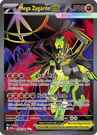 Mega Zygarde ex - 104/088 [ME03: Perfect Order] Holofoil