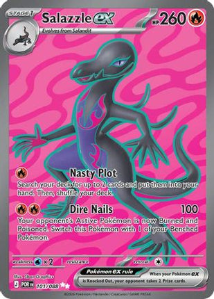 Salazzle ex - 101/088 [ME03: Perfect Order] Holofoil