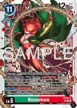 Rosemon [ST24-11] [Starter Deck 24: Data Squad] Foil