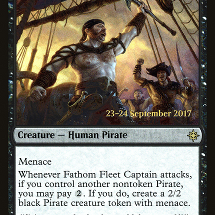 Fathom Fleet Captain [Ixalan Promos] Prerelease Foil