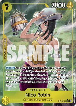 Nico Robin (OP15-109) (Alternate Art) (OP15-109) - Adventure on Kami's Island Foil