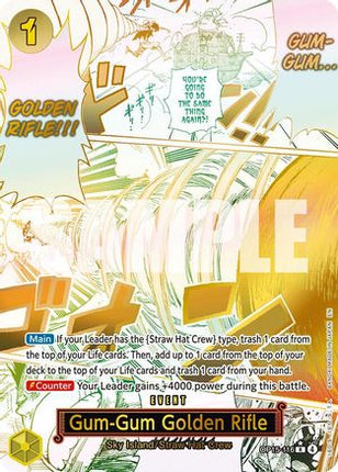 Gum-Gum Golden Rifle (Alternate Art) (OP15-116) - Adventure on Kami's Island Foil