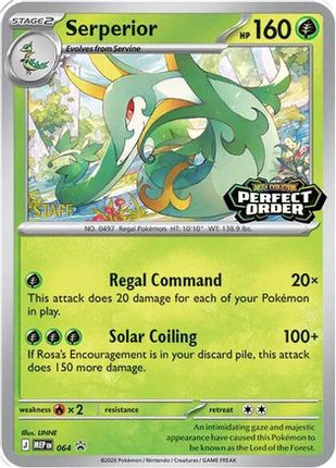 Serperior - 064 [Staff] - 64/null [ME: Mega Evolution Promo] Holofoil