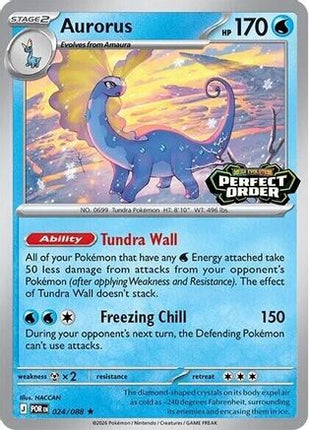 Aurorus (Perfect Order Stamped) - 24/null [Miscellaneous Cards & Products] Holofoil