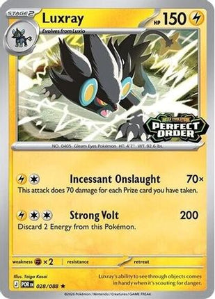 Luxray (Perfect Order Stamped) - 28/null [Miscellaneous Cards & Products] Holofoil