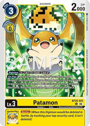 Patamon [BT25-031] [Dual Revolution]
