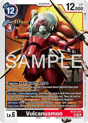 Vulcanusmon [BT25-075] [Dual Revolution] Foil