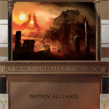 Armageddon (Borderless) [Amonkhet Invocations] Foil