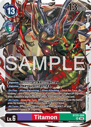 Titamon [BT25-084] [Dual Revolution] Foil