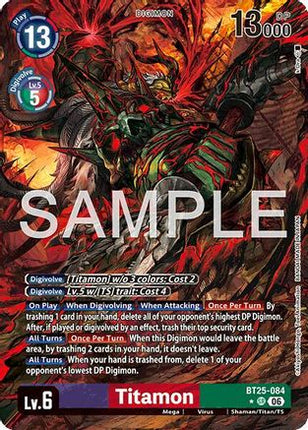 Titamon (Alternate Art) [BT25-084] [Dual Revolution] Foil