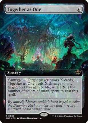 Together as One (Extended Art) [Secrets of Strixhaven] Foil