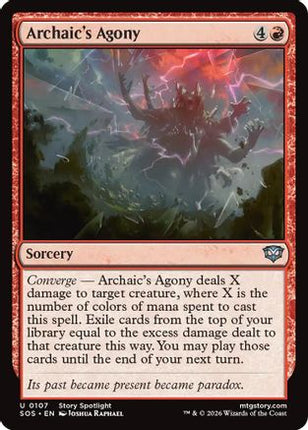 Archaic's Agony [Secrets of Strixhaven] Foil