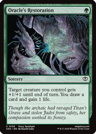 Oracle's Restoration [Secrets of Strixhaven] Foil