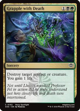 Grapple with Death [Secrets of Strixhaven] Foil