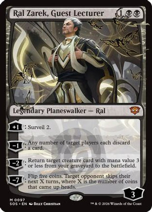 Ral Zarek, Guest Lecturer [Secrets of Strixhaven] Foil
