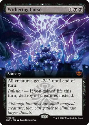 Withering Curse (Extended Art) [Secrets of Strixhaven] Foil