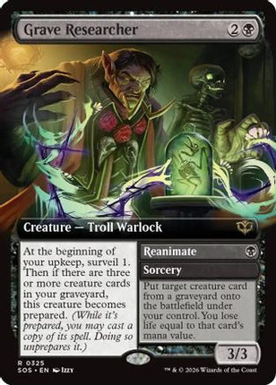 Grave Researcher (Extended Art) [Secrets of Strixhaven] Foil