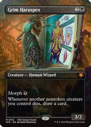 Grim Haruspex (Borderless) [Special Guests] Foil
