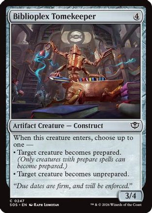 Biblioplex Tomekeeper [Secrets of Strixhaven] Foil